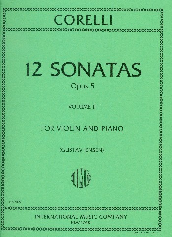 12 Sonaten op.5 Band 2 (Nr.7-12)  für Violine und Klavier  