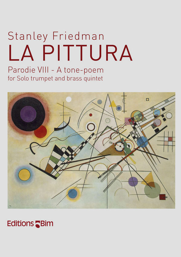 La Pittura für Solo-Trompete,&nbsp;&nbsp;2 Trompeten, Horn, Posaune und Tuba&nbsp;&nbsp;Partitur und Stimmen