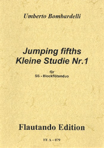 Jumping Fifths -  Kleine Studie Nr.1  für 2 Sopranblockflöten  