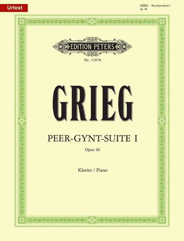 Peer-Gynt-Suite Nr.1 op.46&nbsp;&nbsp;für Klavier&nbsp;&nbsp;