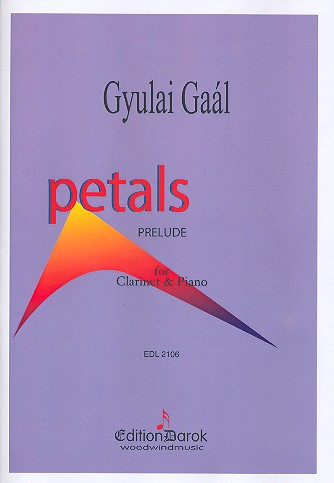 Petals Prelude for  clarinet and piano  
