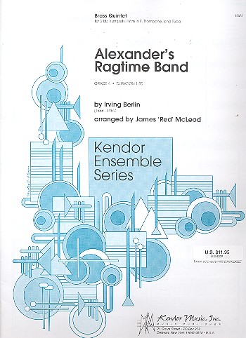 Alexander's Ragtime Band  for 2 trumpets, Horn in F, trombone  and tuba