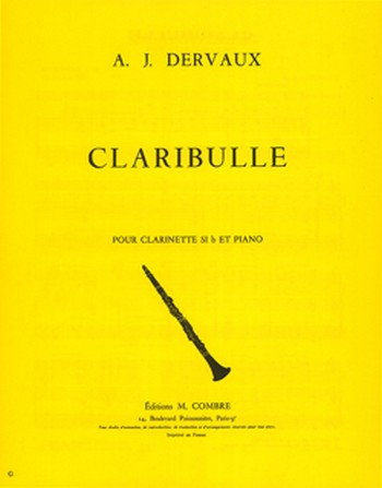 Claribulle pour clarinette et piano&nbsp;&nbsp;&nbsp;&nbsp;