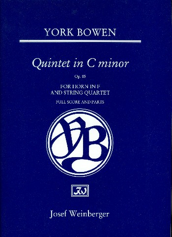 Quintett c-Moll op.85   für Horn und Streichquartett  Partitur und Stimmen