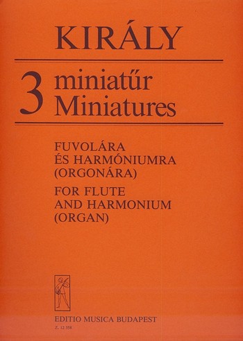 3 Miniatures for flute and  harmonium (organ)  