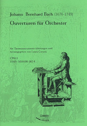 Ouverturen für Orchester&nbsp;&nbsp;für Tasteninstrumente&nbsp;&nbsp;Cerutti, Laura, Hrsg.