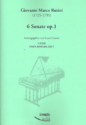 6 Sonaten op.1 für Cembalo  Cerutti, Laura, Hrsg.  