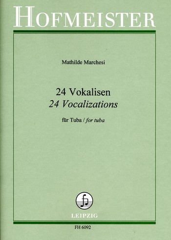 24 Vokalisen  für Tuba  