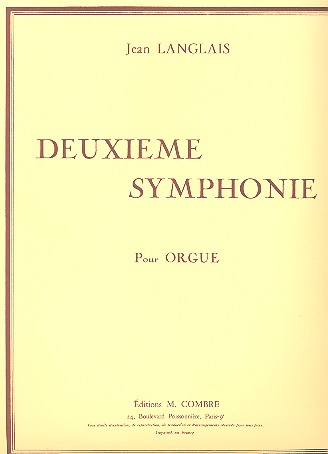 Symphonie no.2&nbsp;&nbsp;pour orgue&nbsp;&nbsp;