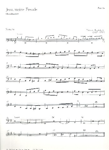 Jesu meine Freude für Soli, Chor und&nbsp;&nbsp;Orchester&nbsp;&nbsp;Fagott