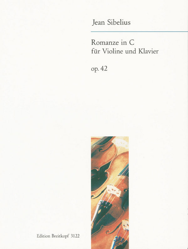 Romanze in C-Dur op.42&nbsp;&nbsp;für Violine und Klavier&nbsp;&nbsp;