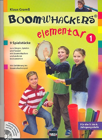 Boomwhackers elementar Band 1 (+CD)&nbsp;&nbsp;für Boomwhacker&nbsp;&nbsp;