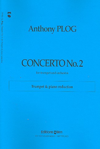 Konzert Nr.2 für Trompete und Orchester  für Trompete (in B oder C) und Klavier  