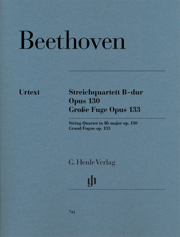 Quartett B-Dur op.130  und  Fuge op.133&nbsp;&nbsp;für Streichquartett&nbsp;&nbsp;Stimmen