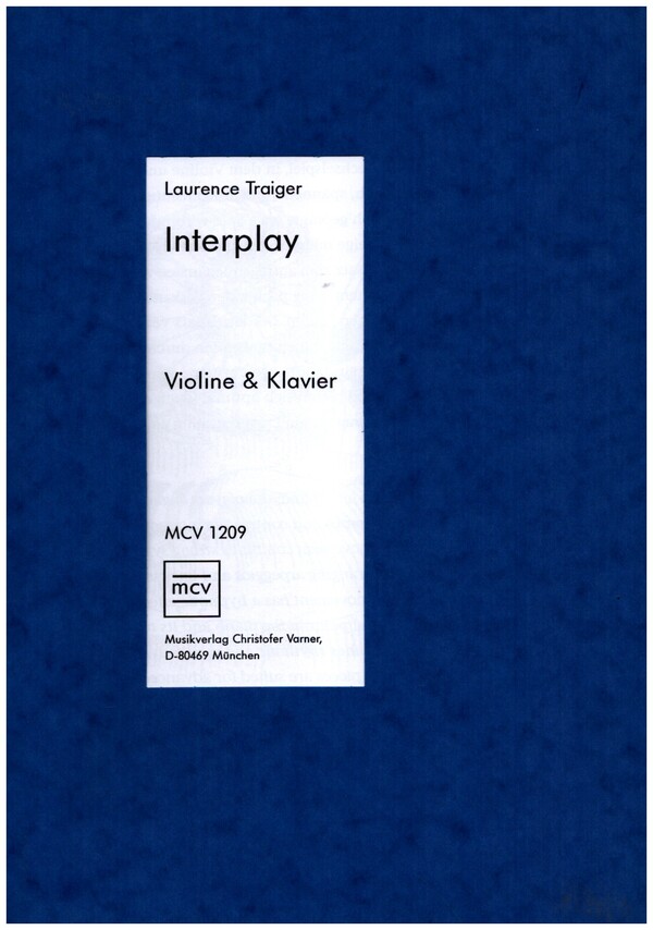 Interplay  für Violine und Klavier  Partitur und Stimme