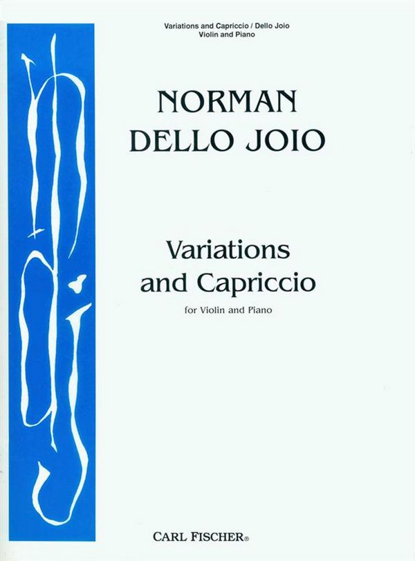 Variations and Capriccio&nbsp;&nbsp;for violin and piano&nbsp;&nbsp;
