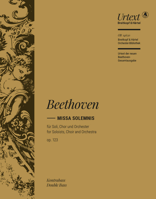 Missa solemnis op.123&nbsp;&nbsp;für Soli, Chor und Orchester&nbsp;&nbsp;Kontrabass