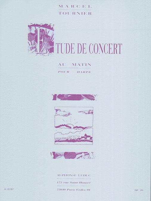 Etude de concert pour harpe    