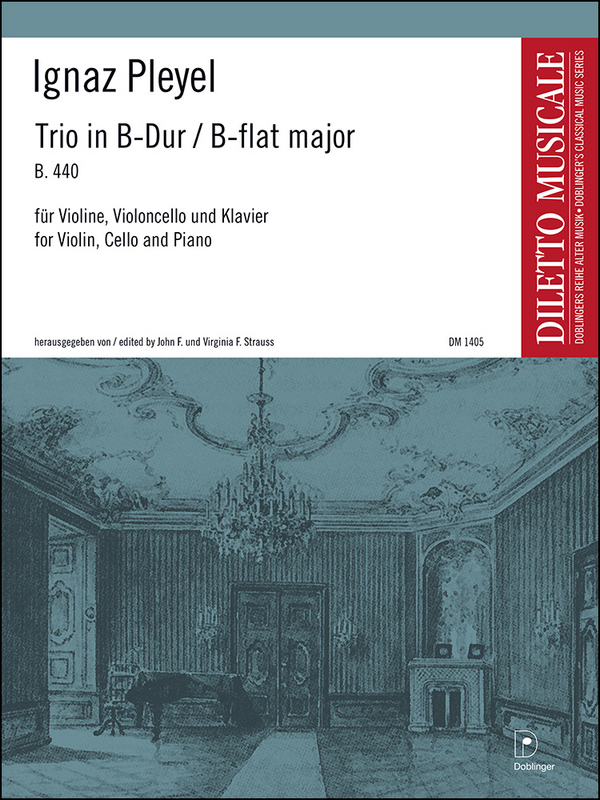 Trio B-Dur B.440 für Violine,&nbsp;&nbsp;Violoncello und Klavier&nbsp;&nbsp;Stimmen
