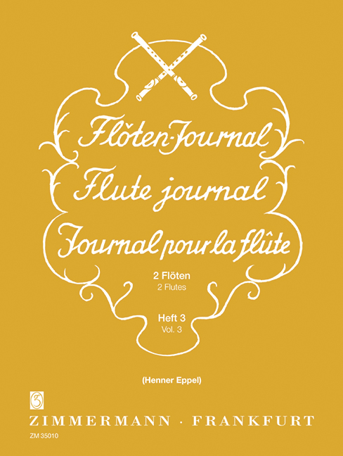 Flöten-Journal Band 3&nbsp;&nbsp;für 2 Flöten&nbsp;&nbsp;Partitur