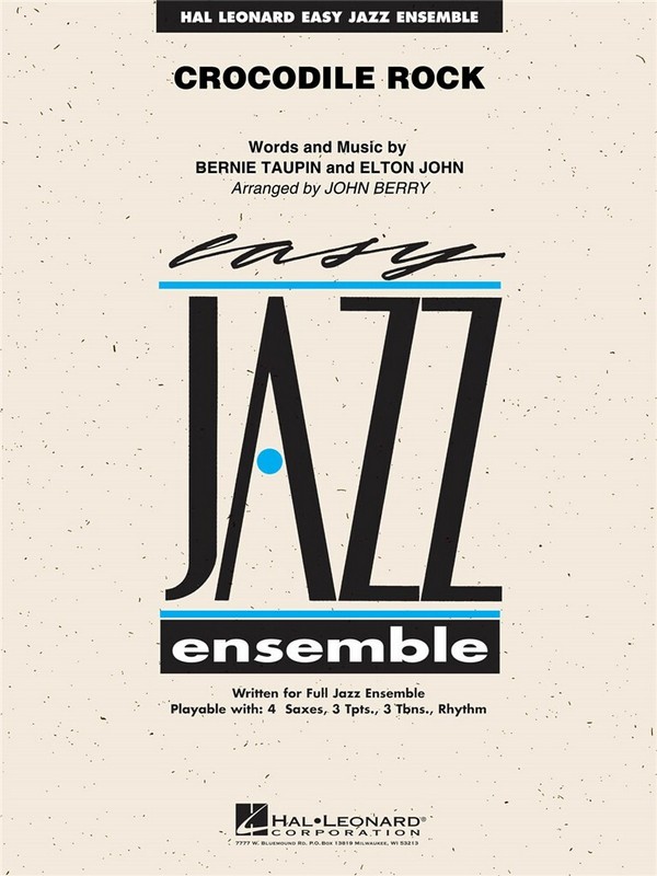 Crocodile Rock (+CD):  for jazz ensemble (easy)  