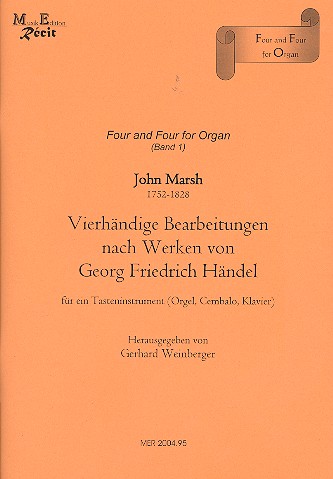 Vierhändige Bearbeitungen nach Werken von Georg Friedrich Händel