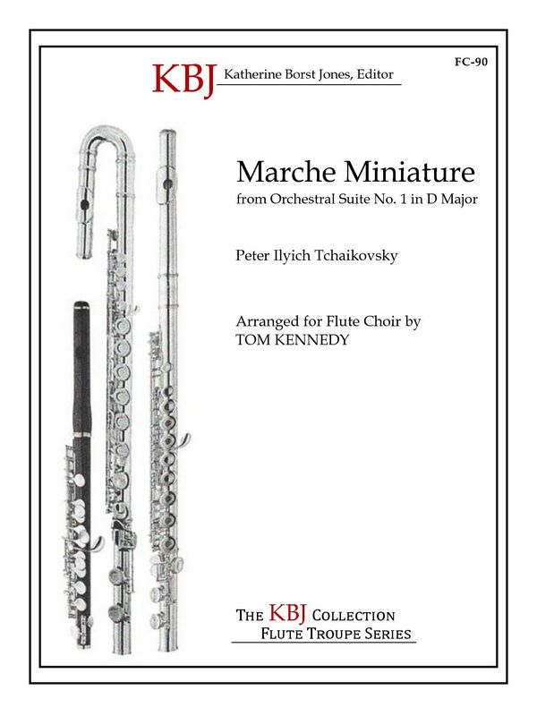 Marche Miniature from Orchestral&nbsp;&nbsp;Suite D major op.43  for solo piccolo,&nbsp;&nbsp;6 flutes, celest (piano) and triangle