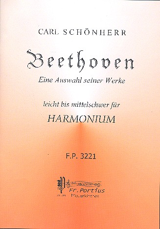 Eine Auswahl seiner Werke  für Harmonium  