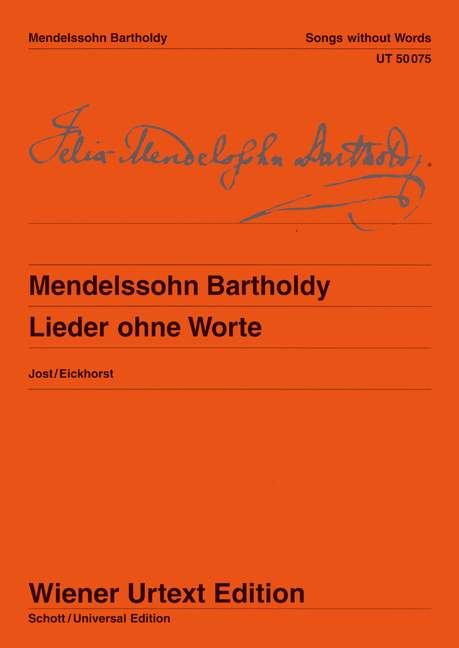 Lieder ohne Worte&nbsp;&nbsp;für Klavier&nbsp;&nbsp;