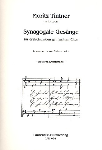 Synagogale Gesänge für gem Chor (SAB)  a cappella  Partitur
