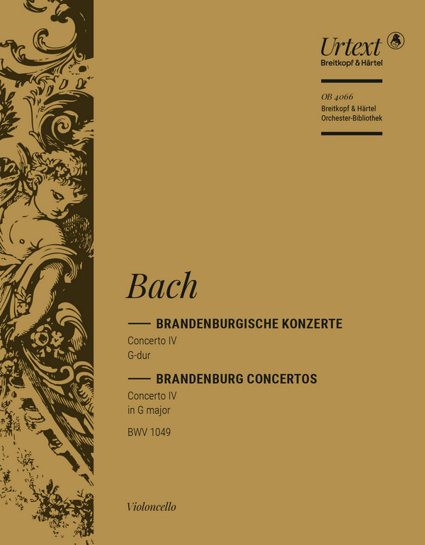 Brandenburgisches Konzert G-Dur Nr.4 BWV1049&nbsp;&nbsp;für Orchester&nbsp;&nbsp;Violoncello