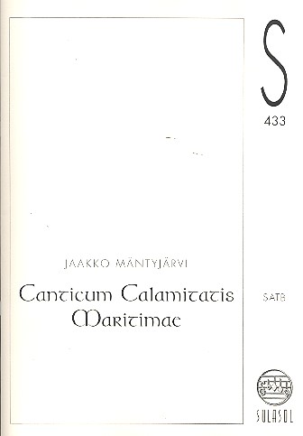 Canticum Calamitatis Maritimae  für gem Chor (SSAATTBB) a cappella  Partitur