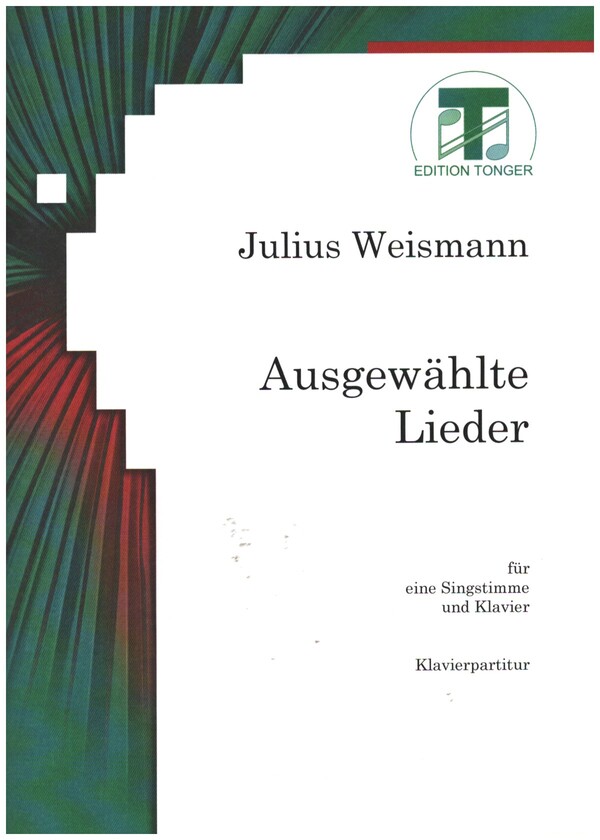 Ausgewählte Lieder  für Singstimme und Klavier  