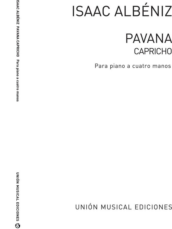 Pavana  for piano 4 hands  