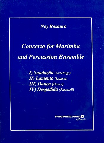 Concerto for marimba and percussion-ensemble