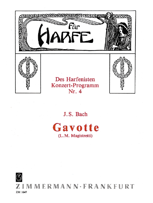 Gavotte&nbsp;&nbsp;für Harfe&nbsp;&nbsp;