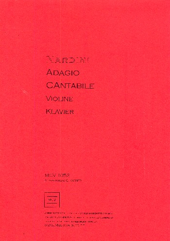 Adagio cantabile  für Violine und Klavier  