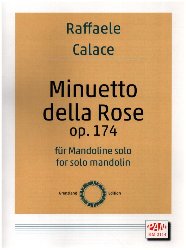 Minuetto della Rose op.174 für Mandoline    