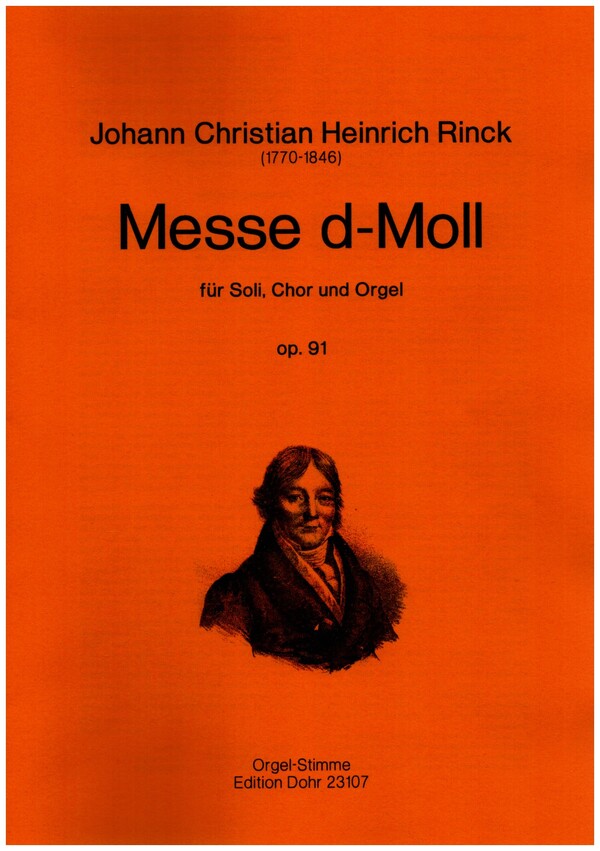 Messe d-Moll op.91 für Soli, gem Chor  und Orgel  Orgel