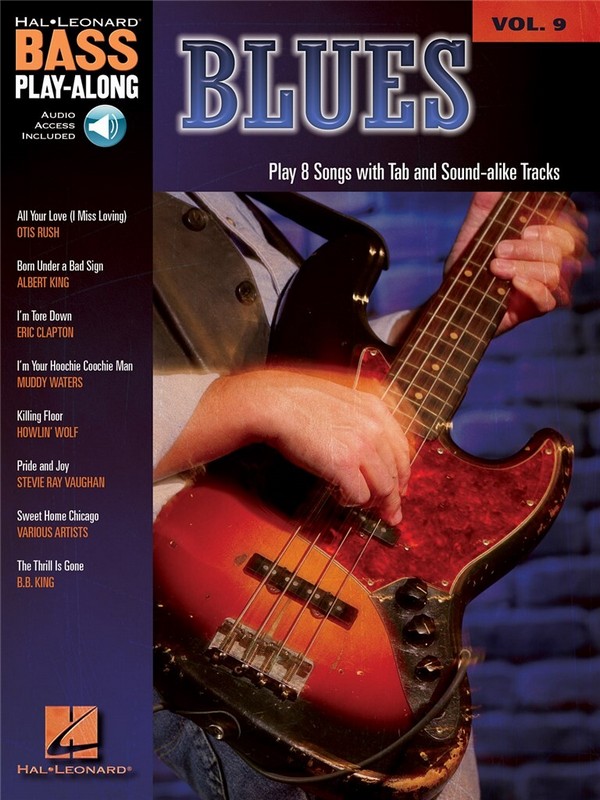 Blues (+CD): Bass playalong vol.9&nbsp;&nbsp;songbook vocal/bass/tab&nbsp;&nbsp;