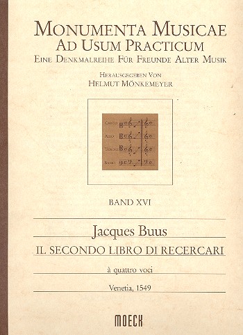 Recercari vol.2   für Instrumente (SATB)  Partitur