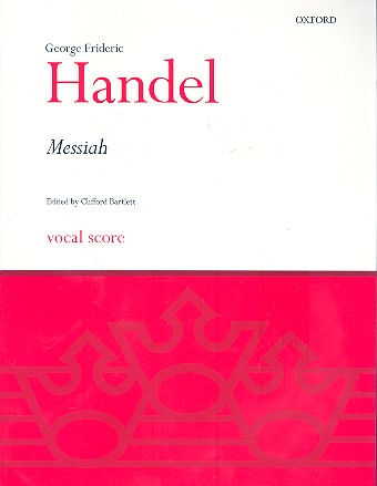 Messiah for soli, mixed chorus&nbsp;&nbsp;and orchestra&nbsp;&nbsp;vocal score
