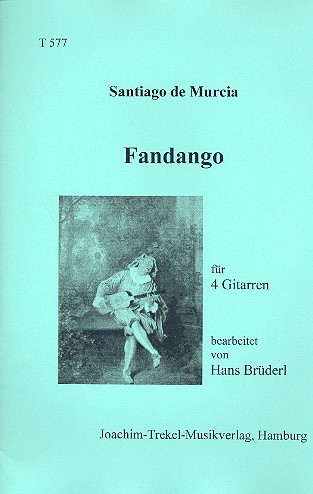 Fandango für 4 Gitarren&nbsp;&nbsp;Partitur+Stimmen&nbsp;&nbsp;