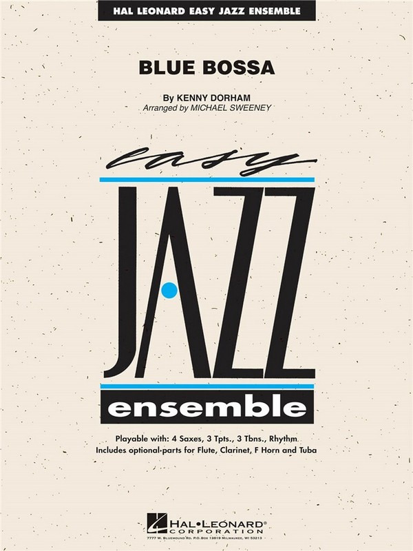 Blue Bossa (+CD): for jazz ensemble&nbsp;&nbsp;score and parts&nbsp;&nbsp;
