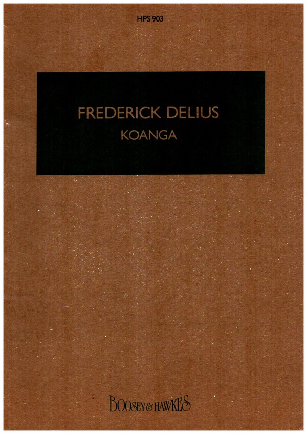 Koanga HPS 903&nbsp;&nbsp;&nbsp;&nbsp;Studienpartitur