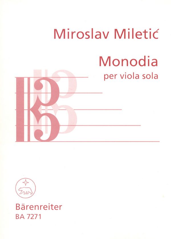 Monodia für Viola&nbsp;&nbsp;(Sonderanfertiung)&nbsp;&nbsp;