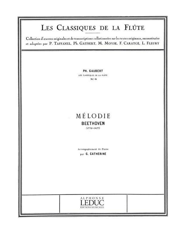 Melodie pour flute et piano&nbsp;&nbsp;&nbsp;&nbsp;