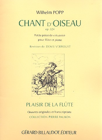 Chant d'Oiseau op.324  pour Flûte et Piano  