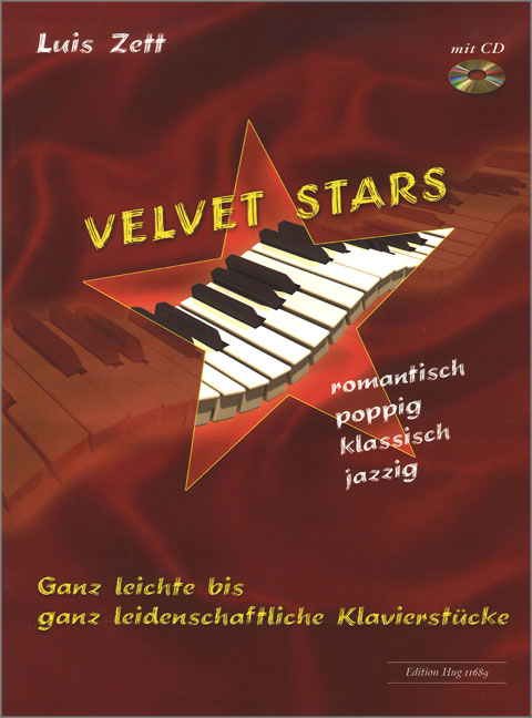 Velvet Stars ganz leichte bis ganz (+CD)&nbsp;&nbsp;leidenschaftliche Stücke für Klavier&nbsp;&nbsp;