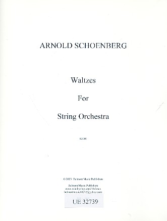 10 Frühe Walzer für Streichorchester  Partitur  